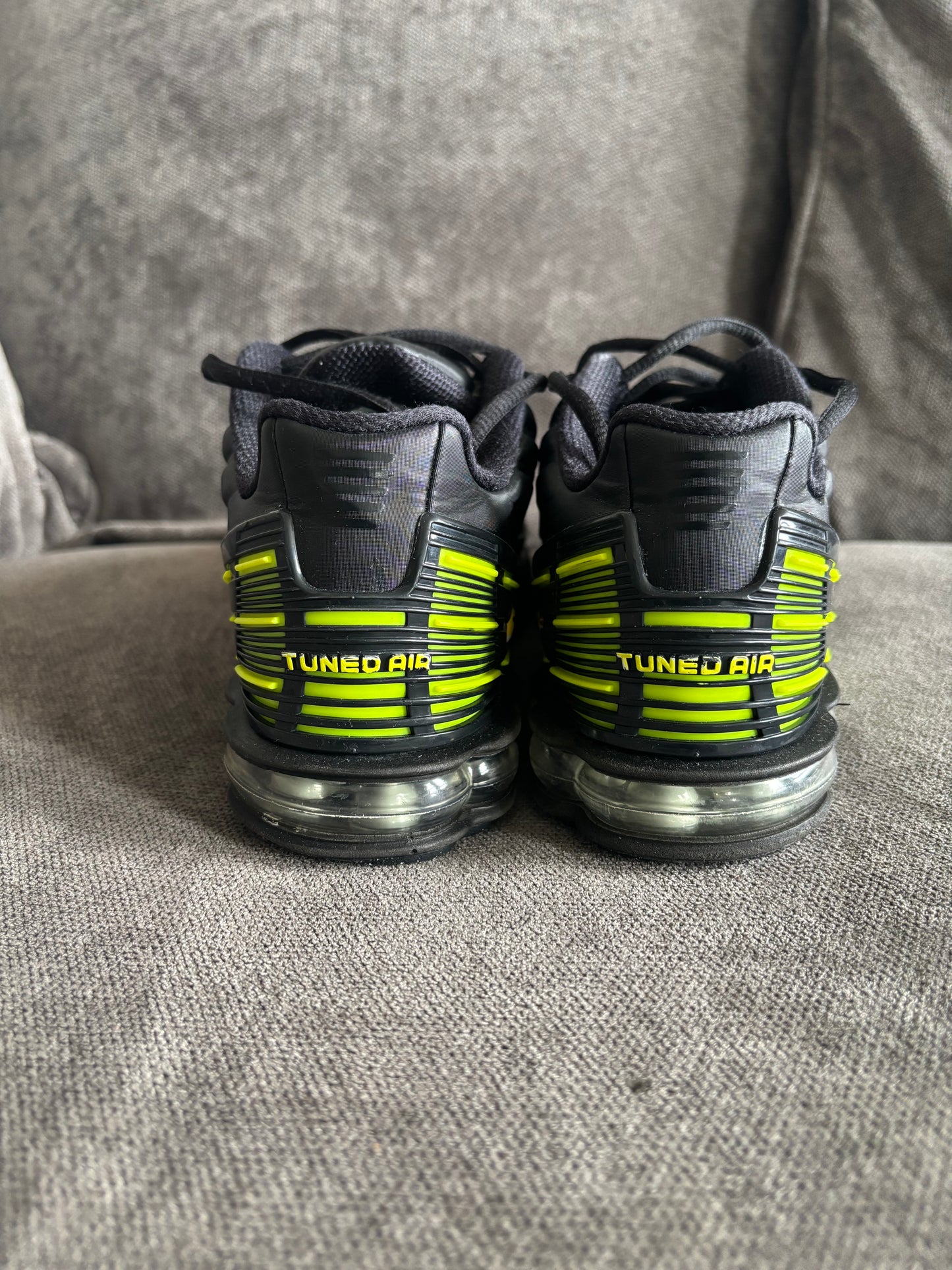 Nike Air Max Plus 3 ‘Spirograph volt’ 🖤💚
uk size 4.5