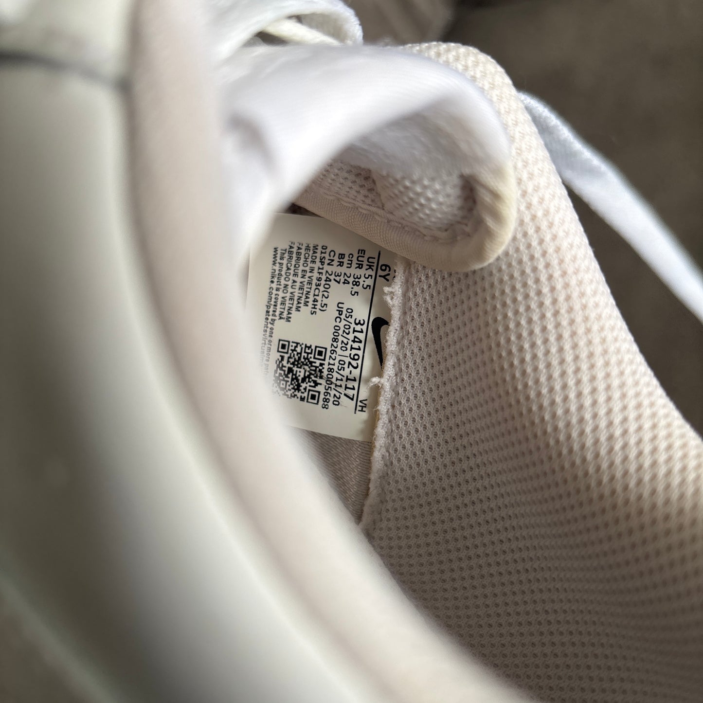 Nike Air Force One White UK Size 5.5