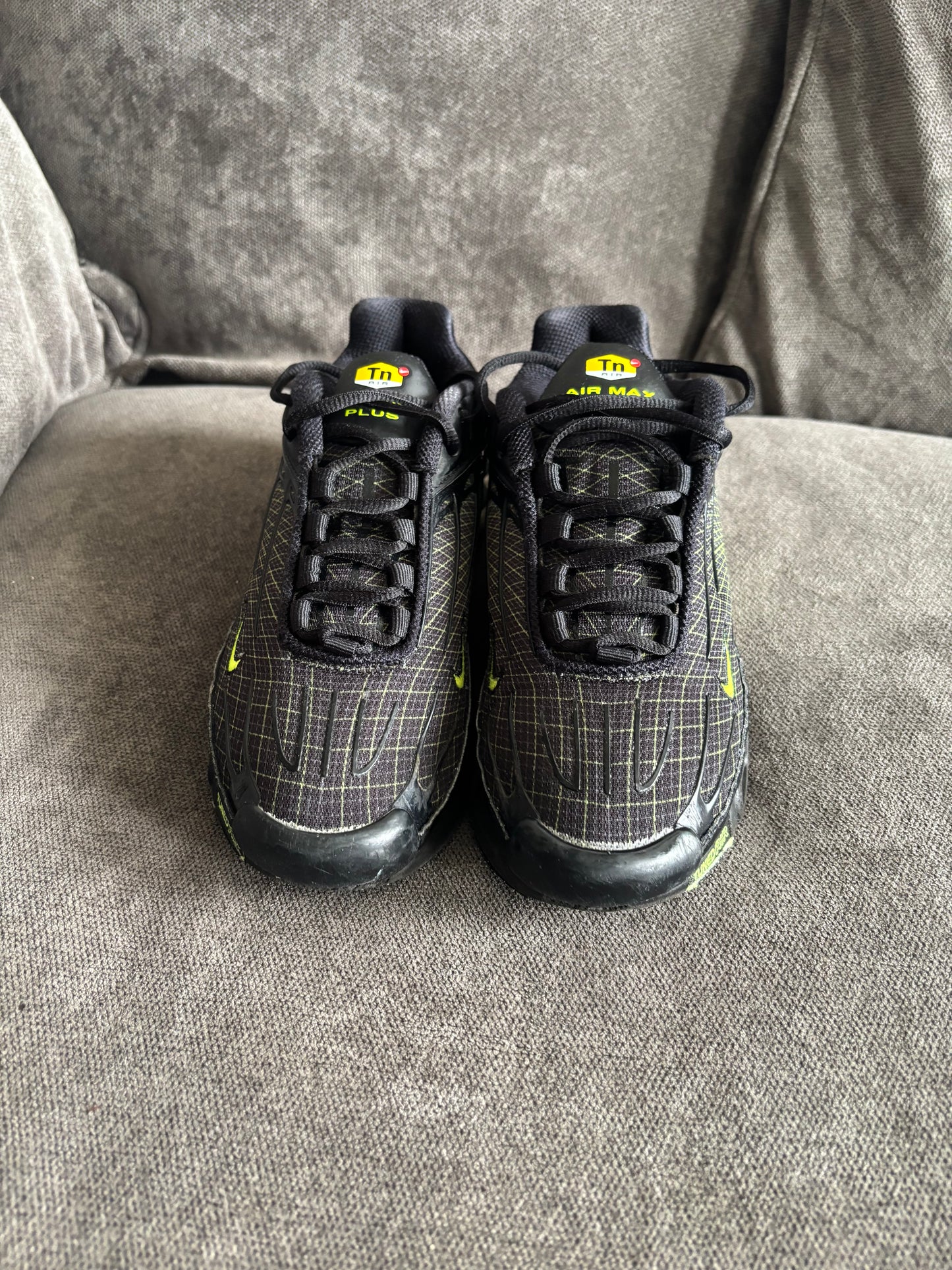Nike Air Max Plus 3 ‘Spirograph volt’ 🖤💚
uk size 4.5