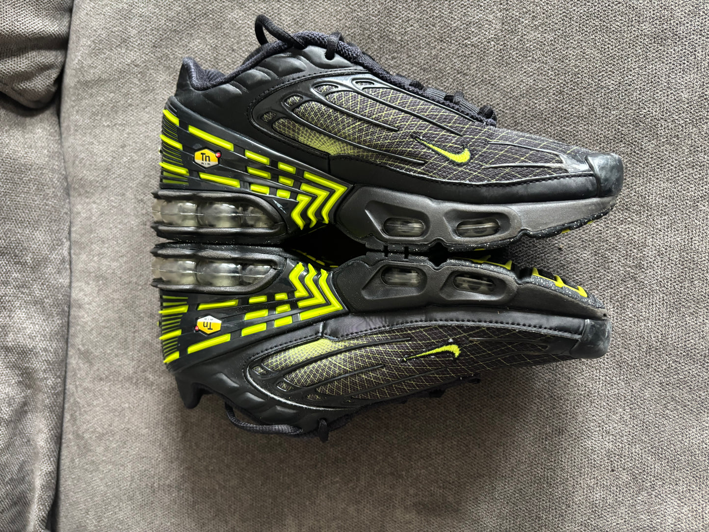 Nike Air Max Plus 3 ‘Spirograph volt’ 🖤💚
uk size 4.5